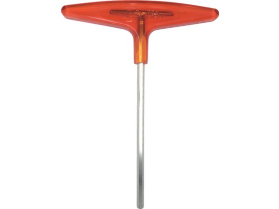 【レビュー投稿で100円OFFクーポン】【お取り寄せ】エイト T型 六角棒スパナ 樹脂ハンドル 単品 018-10H 六角棒レンチ ドライバー 作業用品 工具