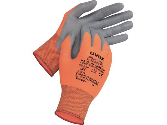 【楽天スーパーSALE限定★ポイント2倍＆2,000円クーポン】【お取り寄せ】UVEX フィノミック エックスフォーム HV XL 6005470 背抜き手袋 軍手 作業用手袋