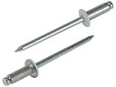 【お取り寄せ】エビ カラーブラインドリベット5-2アルミ/スチール(300本入)リベット長7.2MM ホワイト CNSA52WEB ボルト 素材 ねじ 釘 作業...