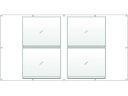 【レビュー投稿で100円OFFクーポン】送料無料【お取り寄せ】ユニット フェンスポケット400×500標識4枚用 383-761 安全標識 ステッカー 現場 安全 作業