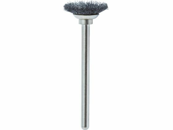 【レビュー投稿で100円OFFクーポン】【お取り寄せ】TRUSCO ベベル型ブラシ Φ15 ハガネ 153B-2 軸付ブラシ バフ 研削研磨用品 作業用品 工具