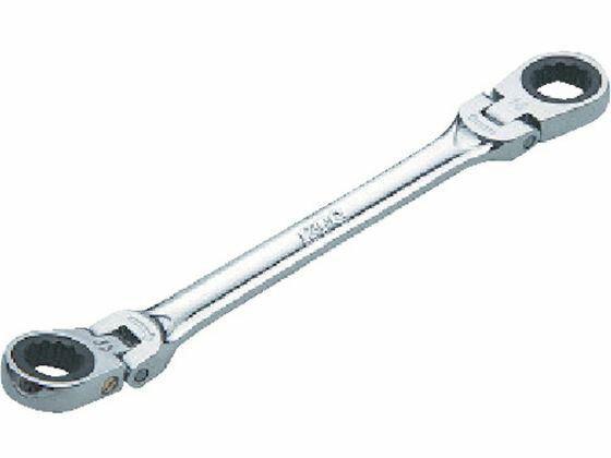 【レビュー投稿で100円OFFクーポン】【お取り寄せ】KTC ラチェットめがねレンチ(両頭型首振りタイプ) 11×13mm MR1-1113F めがねレンチ レンチ スパナ プーラー 作業用品 工具