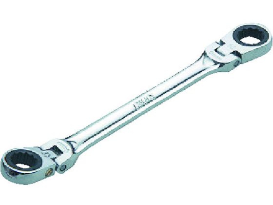 Wrenches - 【マラソン限定★ポイント2倍】【お取り寄せ】KTC ラチェットめがねレンチ(両頭型首振りタイプ) 12×14mm MR1-1214F めがねレンチ レンチ スパナ プーラー 作業用品 工具