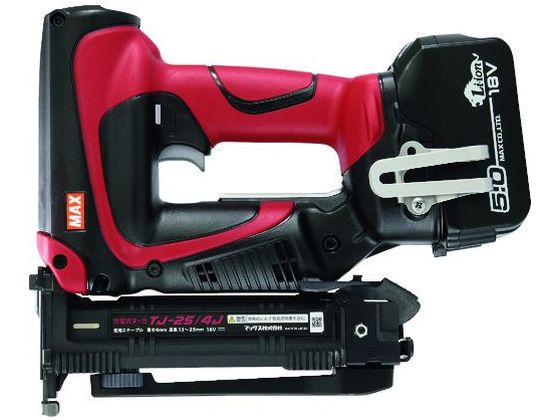 【レビュー投稿で100円OFFクーポン】【お取り寄せ】MAX 充電式4Jタッカセット(5.0AH) TJ-25 4J-BC 1850..