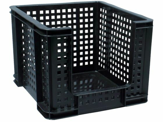 【楽天スーパーSALE限定★ポイント2倍＆2,000円クーポン】【お取り寄せ】RUP メッシュコンテナ オープンタイプ 35L ブラック 35OF メッシュコンテナ 保管 作業