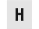 【お取り寄せ】IM ステンシル H 文字サイズ150×95mm AST-H15095