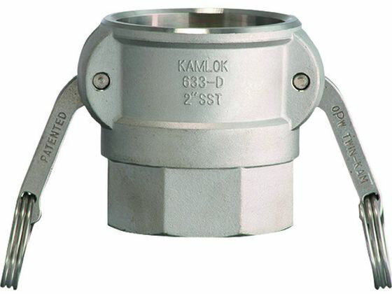 【楽天スーパーSALE限定★ポイント2倍＆2,000円クーポン】【お取り寄せ】トヨックス 633-DB カムロック カプラー 雌ネジ 3インチ ステンレス SST 633-DB-3-SST カップリング 流体継手 チューブ 生産加工用品 作業用品 工具