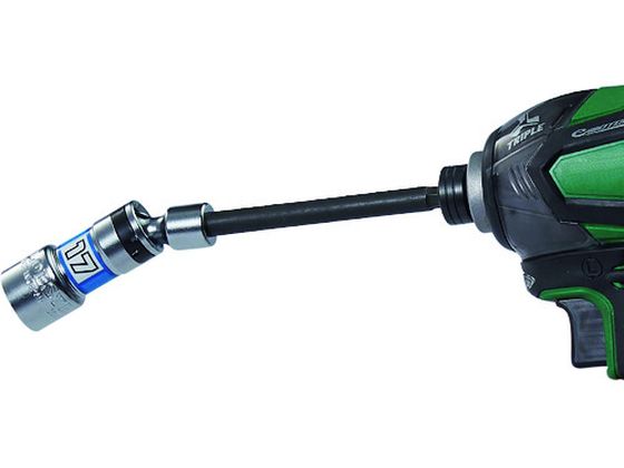 【レビュー投稿で100円OFFクーポン】【お取り寄せ】エビ ユニバーサルロングソケット ストロック 6角 対辺17mm DSU17LS ソケットビット ドライバービット 作業用品 工具