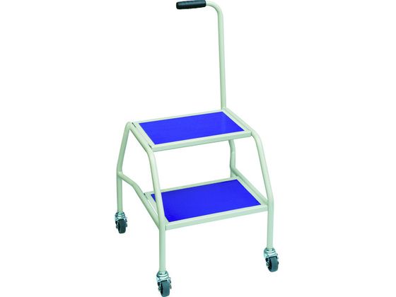 【レビュー投稿で100円OFFクーポン】送料無料【お取り寄せ】NF 移動式踏み台SFS型 2段スリップ防止ゴム付きH800×470×455 SFS-92NT 踏み台 据え置き型 はしご 作業