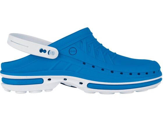 【レビュー投稿で100円OFFクーポン】【お取り寄せ】WOCK CLOG ブルー 24.5~25.5 オートクレーブ対応134℃ 安全靴 作業靴 スニーカータイプ 安全保護具 作業