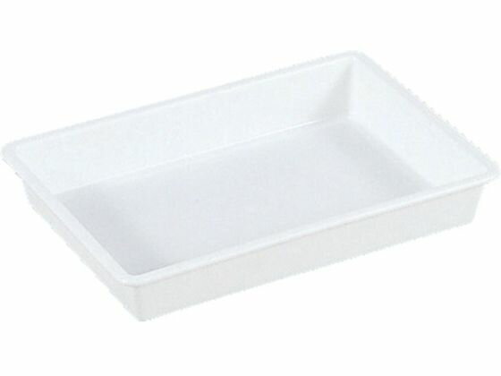 【レビュー投稿で100円OFFクーポン】【お取り寄せ】サンコー プラスチックトレー 200321 サンバット3号(抗菌タイプ)ホワイト 食品用コンテナ 保管 作業
