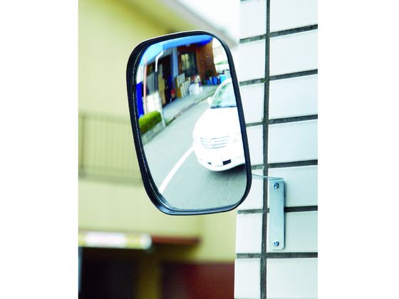 【レビュー投稿で100円OFFクーポン】【お取り寄せ】光 ガレージミラー 角型160×190MM GM-169 安全ミラー ガレージミラー 現場 安全 作業