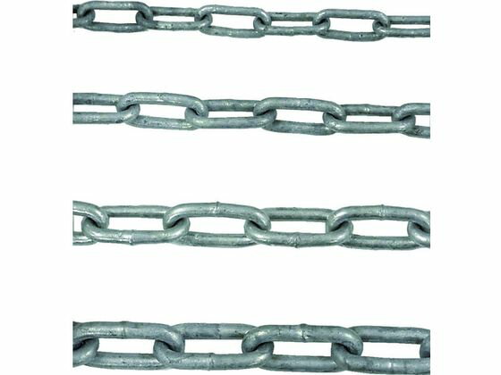 【お取り寄せ】ニッサチェイン 鉄ドブメッキ溶接リンクチェイン 5.5mm×30m IW55-DOBU