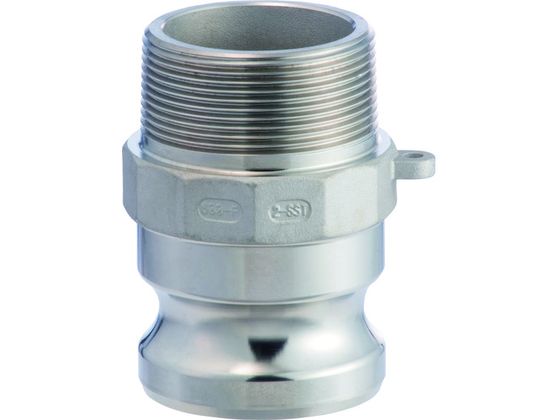 【レビュー投稿で100円OFFクーポン】【お取り寄せ】トヨックス 633-FB カムロック アダプター 雄ネジ 4インチ ステンレス SST 633-FB-4-SST カップリング 流体継手 チューブ 生産加工用品 作業用品 工具