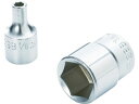 【レビュー投稿で100円OFFクーポン】【お取り寄せ】TONE ソケット(6角) 吋目 7/16inch 2SB-14 ソケット ソケットレンチ 作業用品 工具