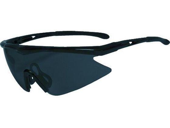 【マラソン限定★2,000円クーポン＆12日9:59迄ポイント2倍】 【お取り寄せ】TRUSCO 一眼型安全メガネ フレームブラック レンズグレー メガネ 防災面 ゴーグル 安全保護具 作業