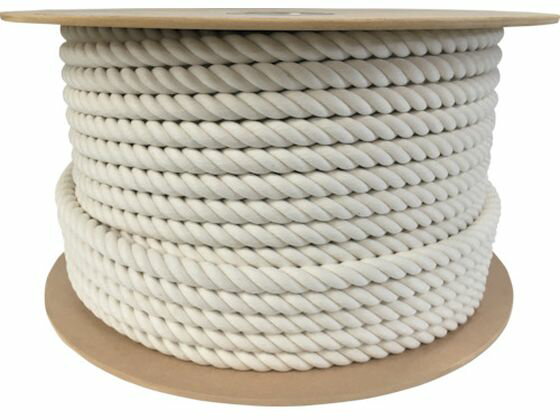 【レビュー投稿で100円OFFクーポン】送料無料 【お取り寄せ】ユタカメイク 綿ロ-プドラム巻 16φ×100m PRC-16 綿ロープ 荷造り紐 梱包