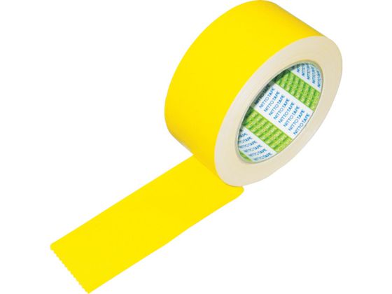 【レビュー投稿で100円OFFクーポン】【お取り寄せ】日東電工CS 布着色テープ No.756 50mm×25m 黄 756-50 布テープ ガムテープ 粘着テープ 梱包