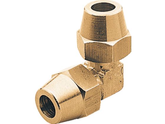 【マラソン限定★ポイント2倍】【お取り寄せ】ASOH 両口フレアーエルボ Φ12 FL-2012 継手 パイプ 水道 空調配管用工具 作業用品 工具(4.0)