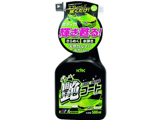 【レビュー投稿で100円OFFクーポン】【お取り寄せ】KYK きらめく艶コートスプレー 500mL 22-089
