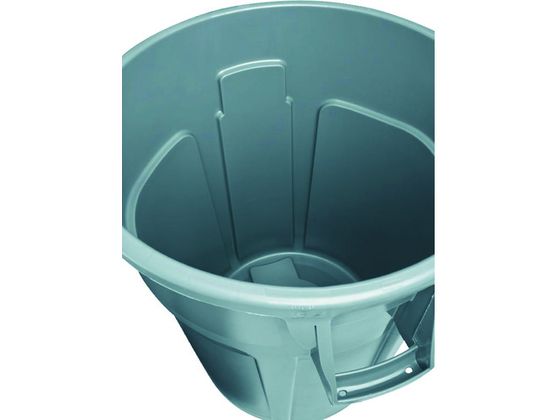 ココデカウの【お取り寄せ】ラバーメイド ラウンドブルートコンテナ スリット付き 37.9L レッド 261005｜アングル2