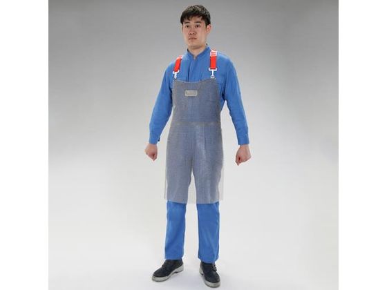【マラソン限定★ポイント2倍】【お取り寄せ】エスコ エプロン 作業用・ステンレス 55×80cm EA355AS-11 作業用エプロン 作業用靴下 靴カバー エプロン 作業用手袋
