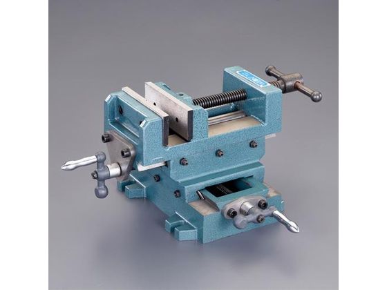 【マラソン限定★ポイント2倍】【お取り寄せ】エスコ クロススライドバイス 100mm EA525AP-17 バイス クランプ ハンドプレス 作業用品 工具