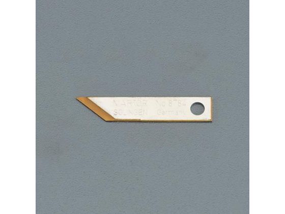 【レビュー投稿で100円OFFクーポン】【お取り寄せ】エスコ ナイフ替刃 EA589AA-56用 片刃Tinコート10枚 EA589AA-59 特殊カッター カ...