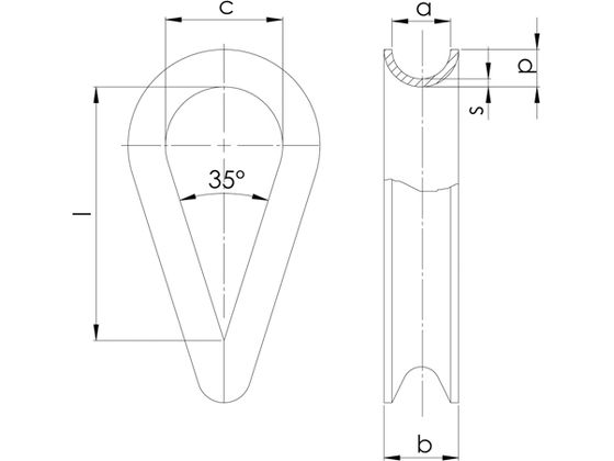 【お取り寄せ】エスコ スリーブ スチール製 5.0mm 2個 EA638KC-5 建築金物 土木 建築資材