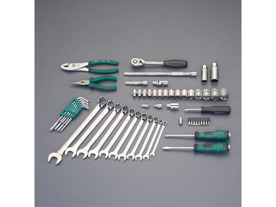 【レビュー投稿で100円OFFクーポン】【お取り寄せ】エスコ 工具セット 59個組 EA689SC-1 工具セット 作業工具 作業用品 工具