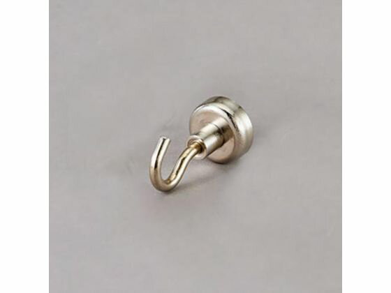 ＼10/4~10/17 9:59まで★店内全品ポイント2倍以上／ 【お取り寄せ】エスコ マグネットフック ネオジウム φ20×38mm EA781GB-107 マグネットフック 吊下げ POP 掲示用品