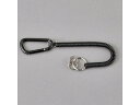 【レビュー投稿で100円OFFクーポン】【お取り寄せ】エスコ カールコード (カラビナ付) 170-1350mm EA916ZL-181 カギ 防災