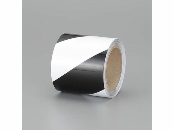 【レビュー投稿で100円OFFクーポン】 【お取り寄せ】エスコ 蓄光テープ (黒 白) 100mm×9.1m EA983G-54B 保安 安全保護