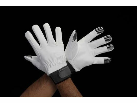 【マラソン限定★2000円クーポン＆ポイント2倍】【お取り寄せ】エスコ 手袋 指先すべり止付・人工皮革 M..