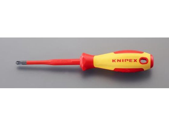 【マラソン限定★ポイント2倍＆2,000円クーポン】【お取り寄せ】エスコ [PlusMinus] ドライバー 絶縁 #1×80mm EA560KB-11 絶縁ドライバー 空調 電設資材 作業用品 工具