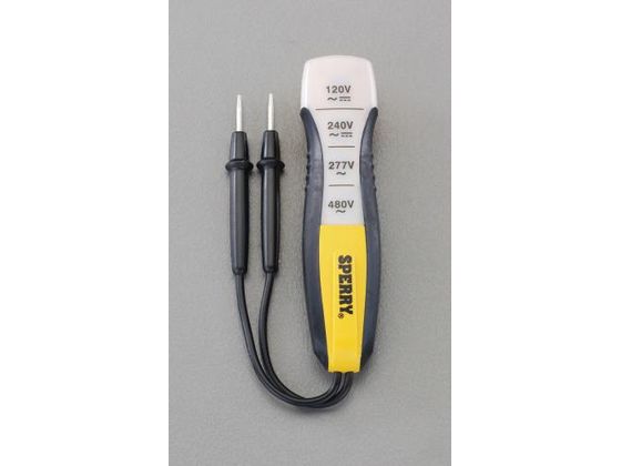 【仕様】●検知範囲：80〜480V（AC／DC）●電圧レンジ：120／240／277／480V●サイズ：　27（W）×16（D）×110（H）mm●コード長：130mm●ランプで表示します。●リード棒収納可、片手でも測定ができます。●電池不要【備考】※メーカーの都合により、パッケージ・仕様等は予告なく変更になる場合がございます。【検索用キーワード】エスコ　ESCO　えすこ　80−480Vボルテージテスター（AC　DC）　ボルテージテスター（AC　DC）80−480V　テスター及び計測器　電気計測　研究用総合機器用品　計測　電気計測機器　デジタルマルチメーター　テスター　EA707DG−3　EA707DG3　4548745189834　RPUP_02　R3551F