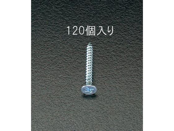 【レビュー投稿で100円OFFクーポン】【お取り寄せ】エスコ タッピングビス 4×16mm 120本 EA949ET-416 ネジ関連 筐体 機構部材 金物