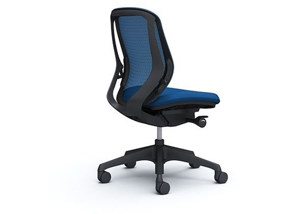 【レビュー投稿で100円OFFクーポン】【メーカー直送】オカムラ シルフィー 肘なし ローバック ミディアムブルー C631XR FMP3【代引不可】肘なし メッシュチェア オフィスチェア オフィス家具 [2]