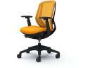 【スーパーDEAL ポイント10%バック】 【メーカー直送】オカムラ シルフィー 可動肘 ローバック オレンジ C681XR FMR8【代引不可】 肘付き 可動...