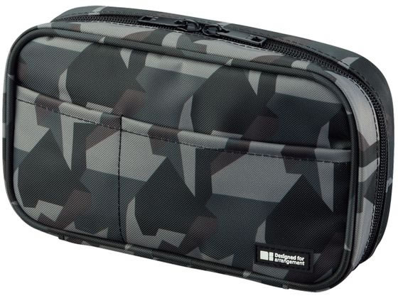 【お取り寄せ】リヒトラブ ペンケース [ブックタイプ] グリーンカモフラージュ A7551-131