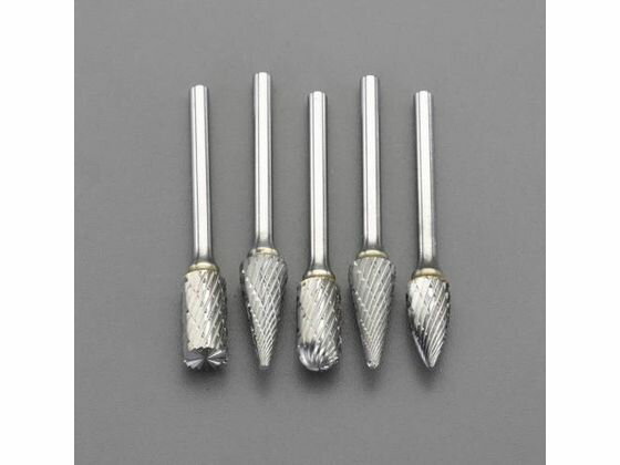 【マラソン限定★2000円クーポン＆ポイント2倍】【お取り寄せ】エスコ 超硬バーセット 超硬バー 5本組 E..