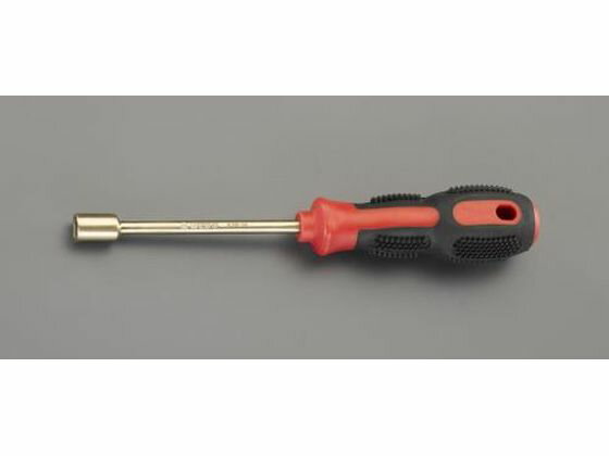 【レビュー投稿で100円OFFクーポン】【お取り寄せ】エスコ ナットドライバー ノンスパーキング 8×100mm EA643GS-8 ドライバー 工具類 実験用小物 機材