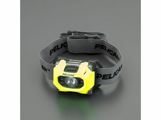 楽天ココデカウ【スーパーSALE限定★10％以上OFF＆2,000円クーポン】【お取り寄せ】エスコ ヘッドライト LED 防爆構造 黄 単4×3本 EA758WB-26 ヘッドライト 懐中電灯 ライト 照明器具 家電