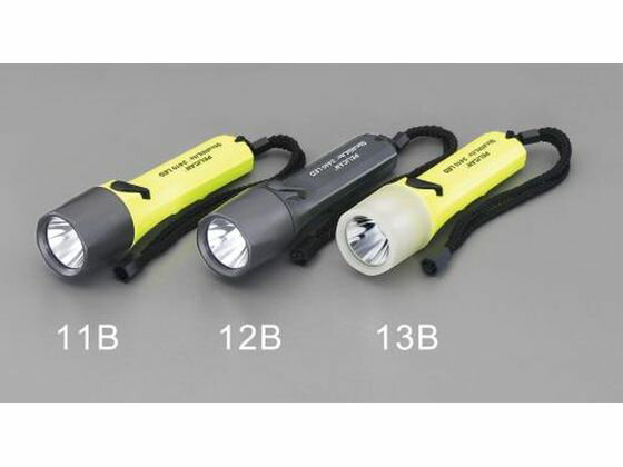 【お取り寄せ】エスコ フラッシュライト LED 防爆構造 黄 単3×4本 EA758WR-11B 懐中電灯 ライト 照明器具 家電