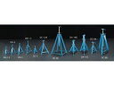楽天ココデカウ【お取り寄せ】エスコ Axle スタンド スピンドル式 12ton 450-725mm ジャッキスタンド 車輌整備 グリスガン 部品 作業 工具