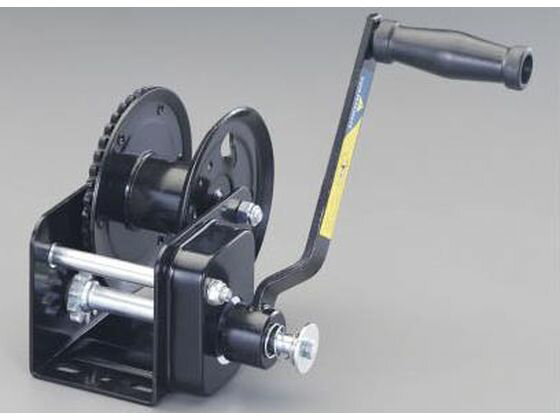 【レビュー投稿で100円OFFクーポン】【お取り寄せ】エスコ ハンドウィンチ 自動ブレーキ付 727kg EA989..