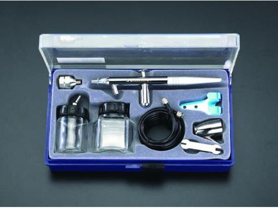 【マラソン限定★2000円クーポン＆ポイント2倍】【お取り寄せ】エスコ エアーブラシキット EA121DD スプレーガン エアーブラシ 塗装機 塗装 養生 内装 土木 建築資材