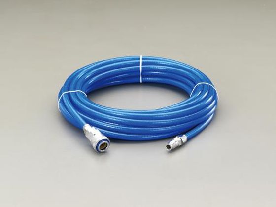 【レビュー投稿で100円OFFクーポン】【お取り寄せ】エスコ ウレタンホース カプラー付 6.5／10.0mm×20m EA125BS-20C エアチューブ ホース 流体継手 チューブ 生産加工用品 作業用品 工具