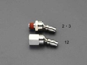 【ポイント2倍★22日20:00〜27日9:59迄】【お取り寄せ】エスコ 雌ねじプラグ スイベル型 RC1/4” EA140EC-12 エアチューブ ホース 流体継手 チューブ 生産加工用品 作業用品 工具