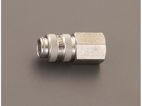 乐天商城 - 【レビュー投稿で100円OFFクーポン】【お取り寄せ】エスコ 雌ねじカップリング ステンレス製 ワンプッシュ M12×1.5 エアチューブ ホース 流体継手 チューブ 生産加工用品 作業用品 工具